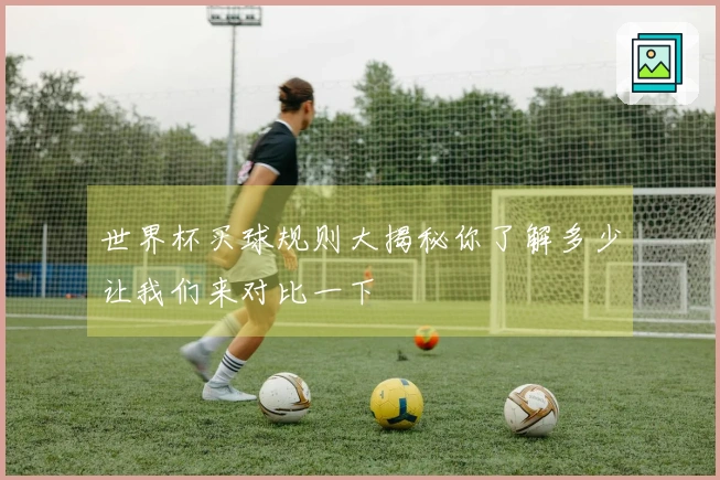 世界杯买球规则大揭秘你了解多少让我们来对比一下